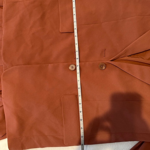 Express women’s pantsuit size L rust color - Picture 9 of 13